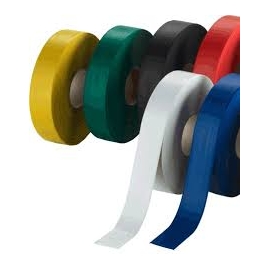 Markierungsrollen in den Farben: Gelb / grün / rot / orange / blau / weiss / schwarz / schwarz-gelb