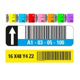Stellplatzmarkierung mit Barcode Lager