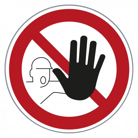 Zutritt für Unbefugte verboten Schild 