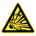 Warnzeichen - Warnung vor explosiven Stoffen