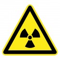 Warnzeichen - Warnung vor radioaktiven Stoffen oder Ioniesierender Strahlung