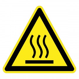 Warnzeichen - Heiße Oberfläche