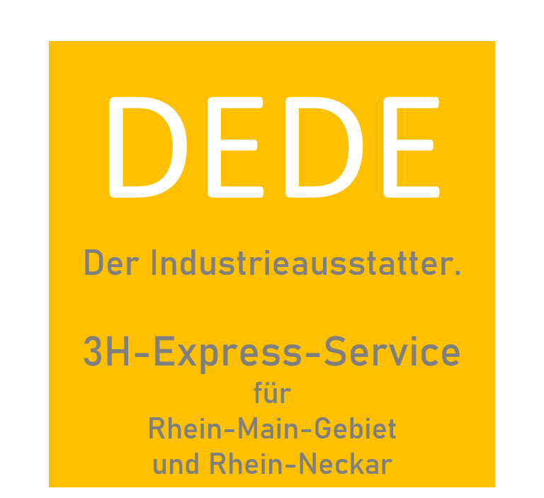 Industriebedarf 3H-Express-Service für Rhein-Main-Gebiet und Rhein-Neckar